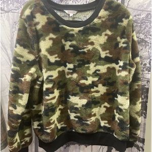 Cam long sleeve crop top no boundaries XXL very soft black ribbed cuffs cozy